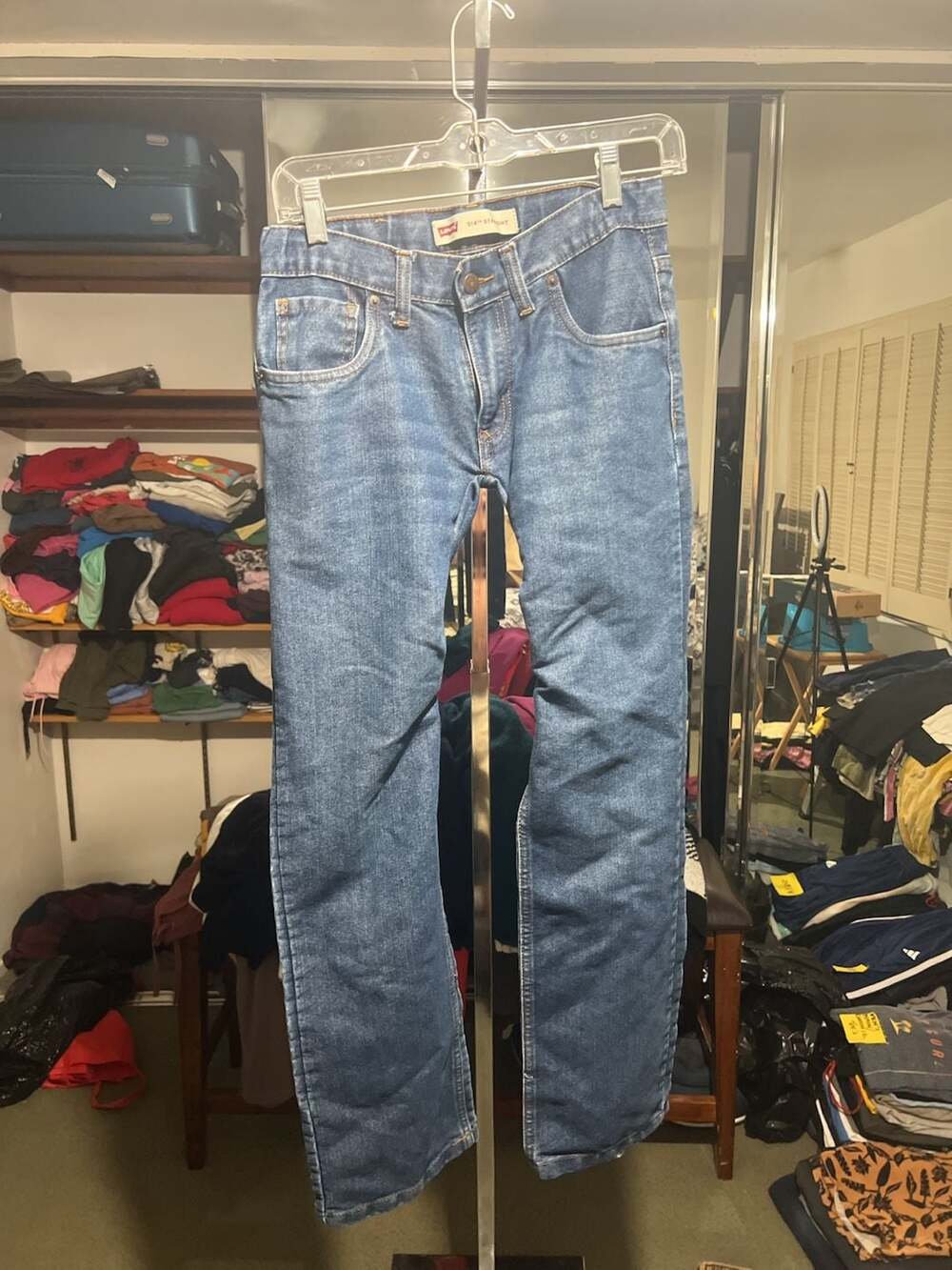 Levi's 514 Straight Jeans Size 28x30 Blue Denim